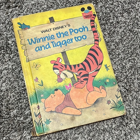 Disney Other - VINTAGE Disney's Winnie the Pooh and Tigger too book